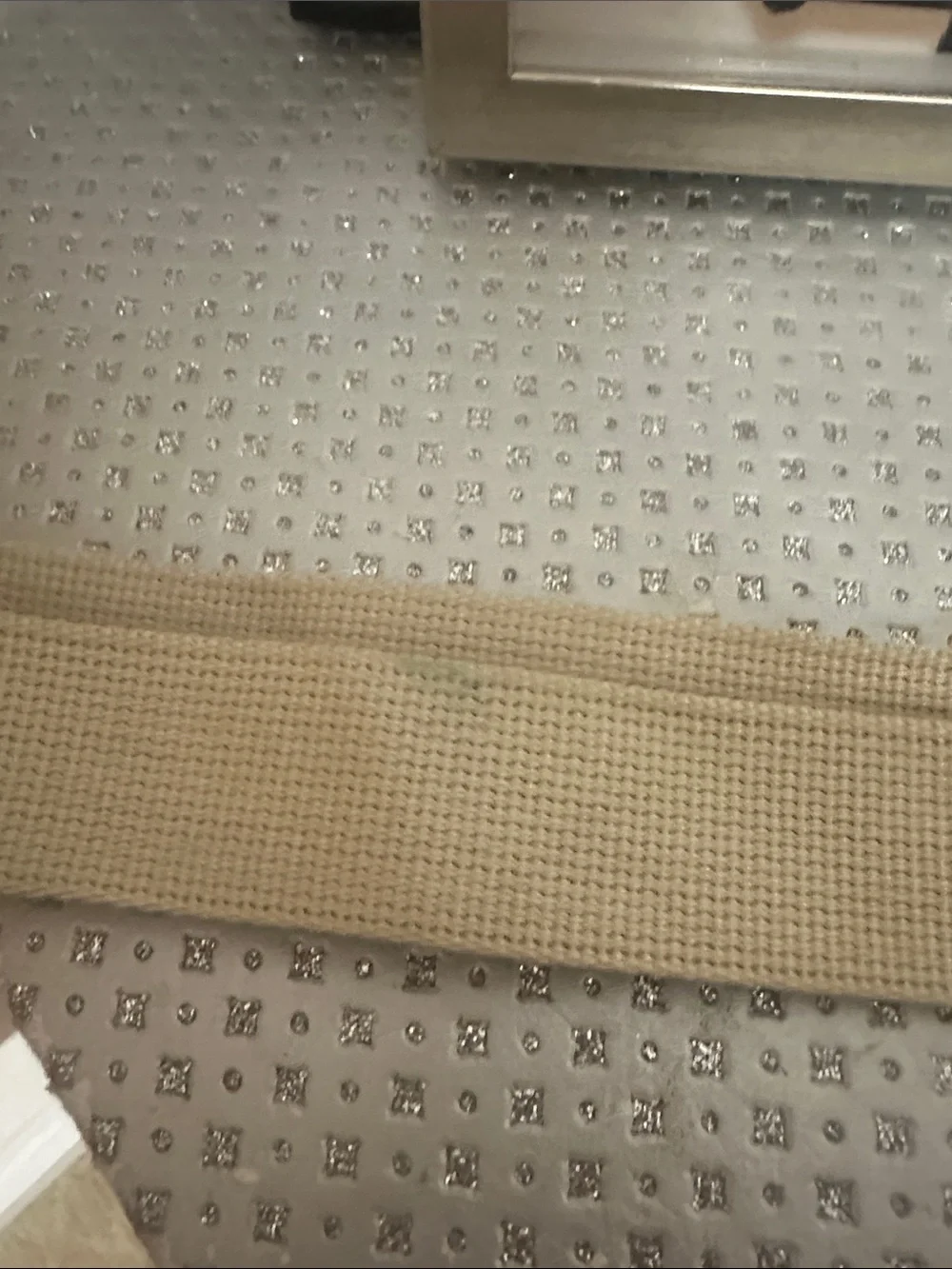 Adjustable Canvas Bag Strap with Gold Hardware